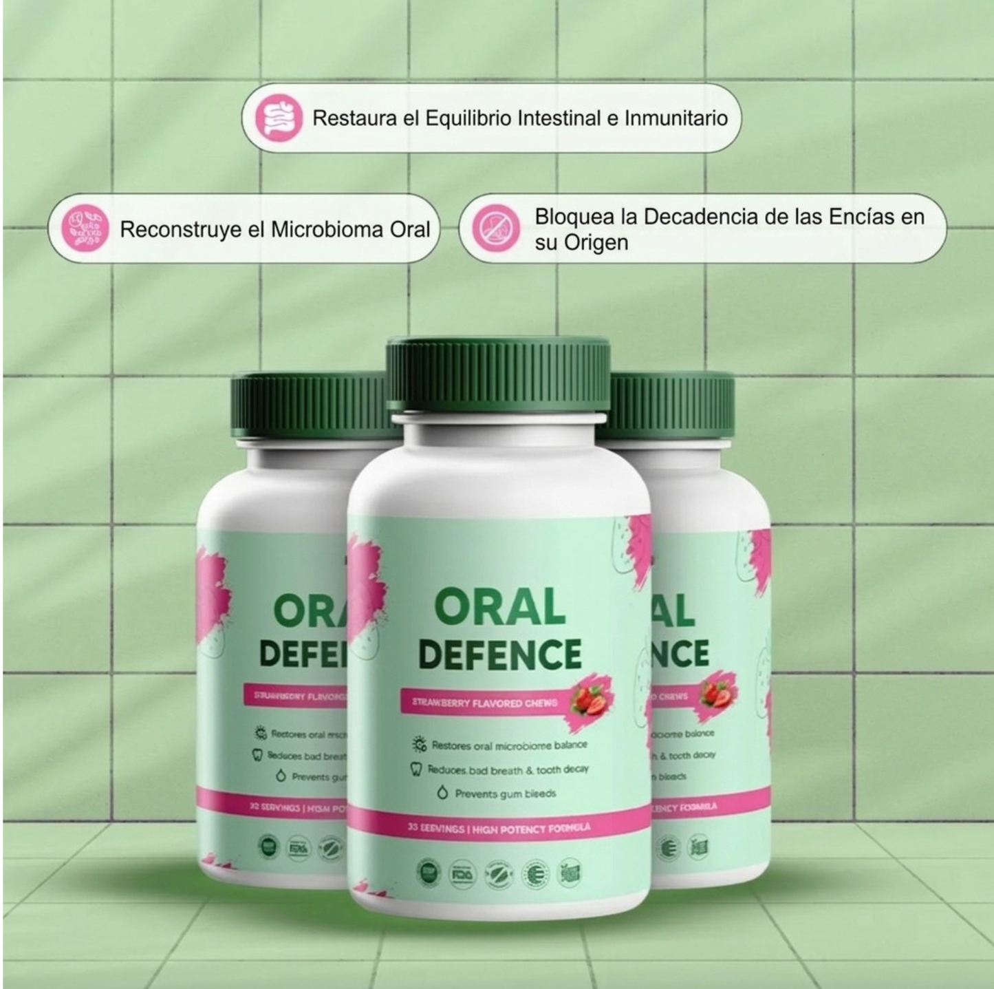 Probiótico Oral para el Mal Aliento